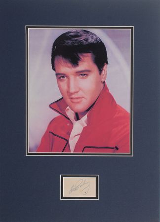 Lot #810 Elvis Presley Signature - Image 1