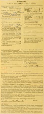 Lot #791 Beatles: George Harrison Signed Document - Image 1