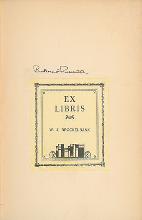 Lot #298 Bertrand Russell Book - Image 1