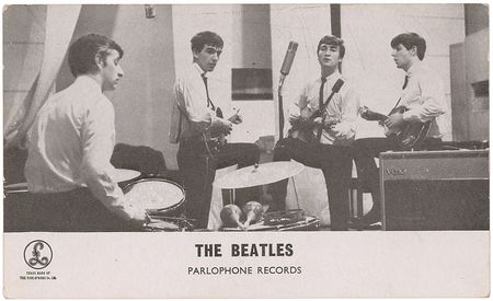 Lot #790 Beatles: Harrison and Starr Promo Card - Image 2