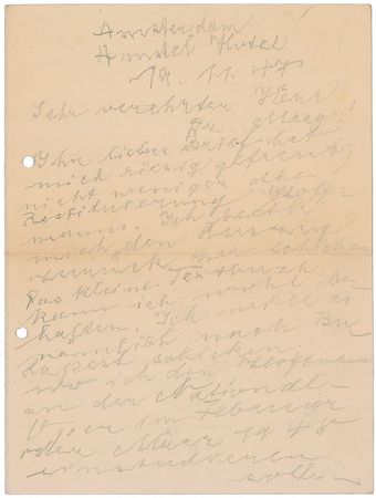 Lot #753 Otto Klemperer Handwritten Letter Signed - Image 1