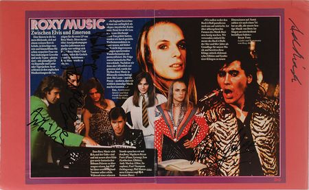 Lot #857 Roxy Music Signed Photograph - Image 2