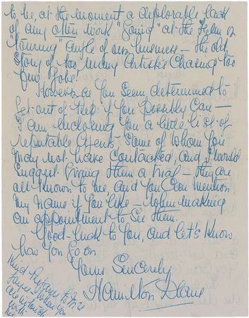 Lot #912 Hamilton Deane - Image 1