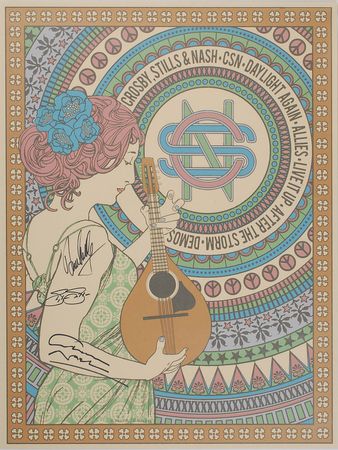 Lot #836 Crosby, Stills, and Nash Poster - Image 1