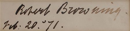 Lot #715 Robert Browning - Image 2