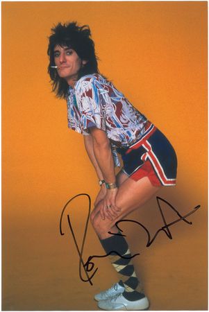 Lot #854 Rolling Stones: Ronnie Wood Signed Photograph - Image 2