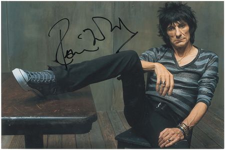 Lot #854 Rolling Stones: Ronnie Wood Signed Photograph - Image 3