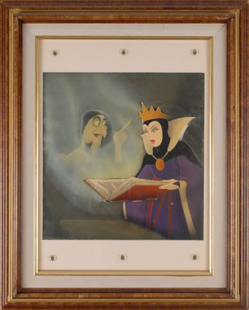 Lot #1024 Evil Queen production cels from Snow