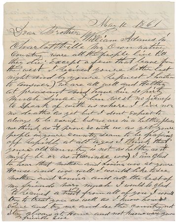 Lot #114 Abraham Lincoln Election: ?I voted Abram Lincoln for President?I think now that he will turn out to be a second Washington? - Image 2