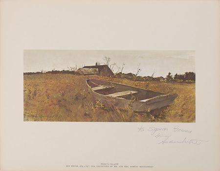 Lot #640 Andrew Wyeth Print - Image 1
