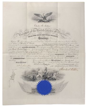 Lot #47 Chester A. Arthur Signed Document - Image 1