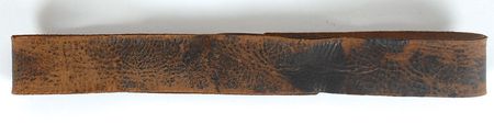 Lot #482 Confederate Waist Belt and Plate: Rare Confederate ?Army of Tennessee? leather belt - Image 2