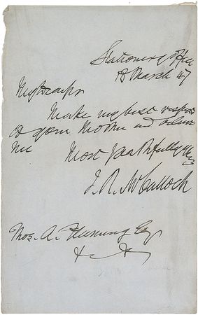 Lot #400 John Ramsay McCulloch - Image 1