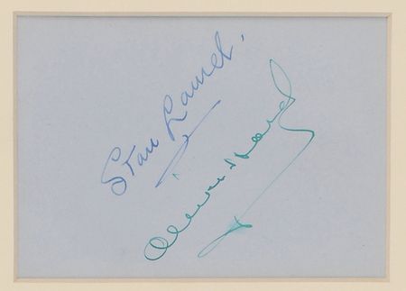 Lot #934 Laurel and Hardy Signature - Image 2