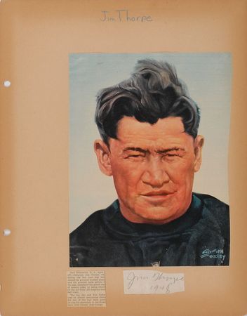 Lot #973 Jim Thorpe Signature - Image 1