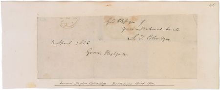 Lot #669 Samuel Taylor Coleridge Signature - Image 2
