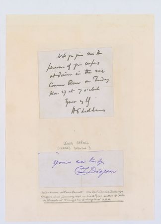Lot #674 Charles L. Dodgson Signature - Image 2