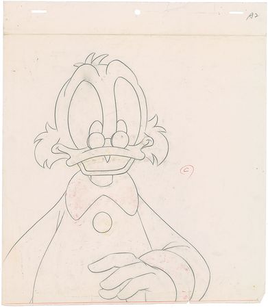 Lot #1117 Uncle Scrooge production drawings from Ducktales Production Drawings - Image 2