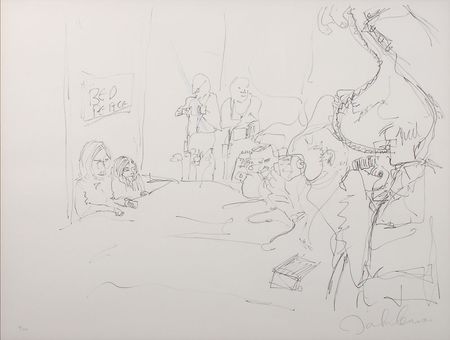 Lot #793 Beatles: John Lennon: Exceptional ‘Bag One’ lithograph of John and Yoko’s Bed-In for Peace - Image 1