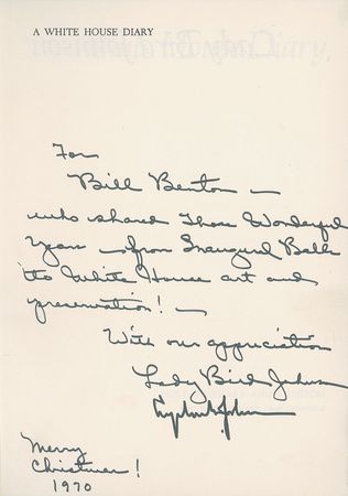 Lot #105 Lyndon and Lady Bird Johnson Book - Image 1