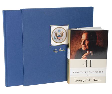 Lot #172 George and George W. Bush Book - Image 3