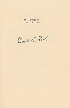 Lot #159 Gerald Ford - Image 1