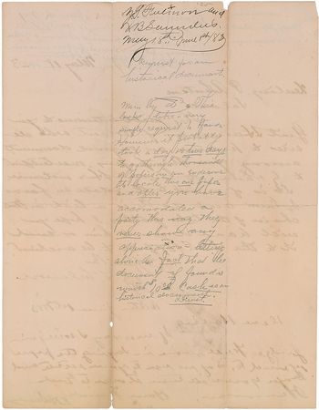 Lot #229 Zachary Taylor Fulmore and Xenophon Boone Saunders - Image 2