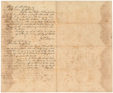 Lot #237 William D. Lacy Signed Document - Image 2