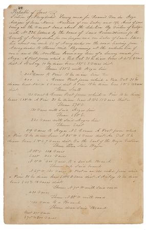 Lot #217 John P. Borden: Early 1838 landowner records - Image 3