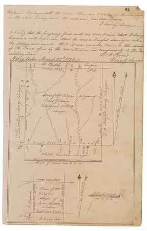 Lot #217 John P. Borden: Early 1838 landowner records - Image 4