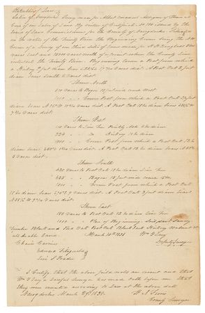 Lot #217 John P. Borden: Early 1838 landowner records - Image 5