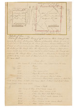 Lot #217 John P. Borden: Early 1838 landowner records - Image 6