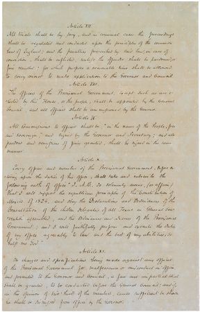 Lot #254 Texas Provisional Government Manuscript Document - Image 4