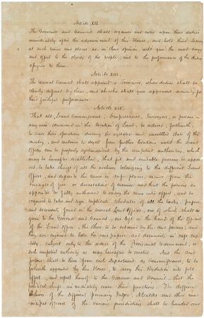 Lot #254 Texas Provisional Government Manuscript Document - Image 5