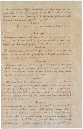 Lot #254 Texas Provisional Government Manuscript Document - Image 6