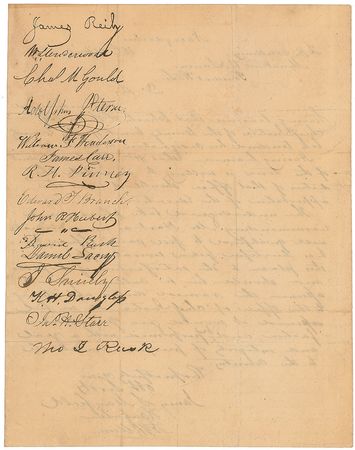 Lot #250 Thomas J. Rusk Signed Letter - Image 2