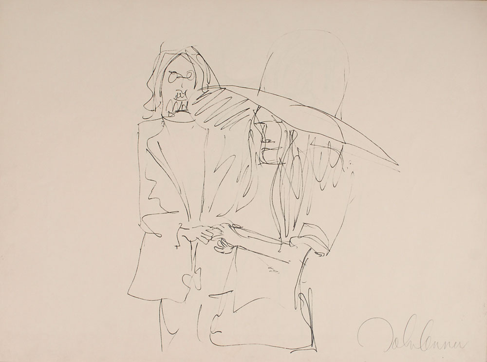 Bag One リトグラフ ジョン・レノン Amazon.com: RARE John Lennon BAG ONE Art LITHOGRAPH, Plus Rare