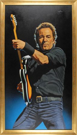 Lot #2348 Bruce Springsteen Original Painting - Image 1