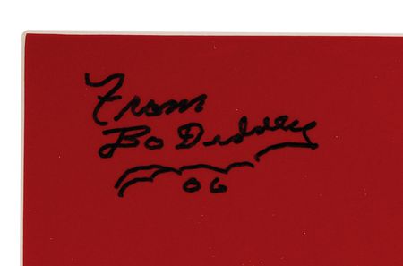 Lot #2215 Bo Diddley Signed Guitar - Image 2