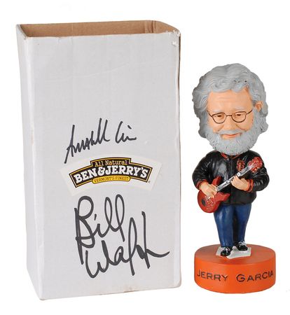 Lot #2142 Jerry Garcia Tribute Poster and Bobblehead - Image 2