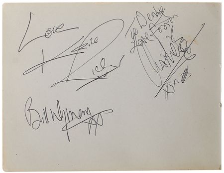 Lot #2115 Rolling Stones Signatures - Image 2