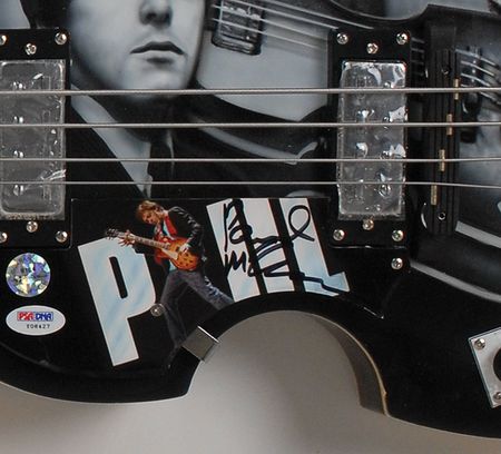 Lot #2028 Paul McCartney Signed Hofner Bass Guitar - Image 4