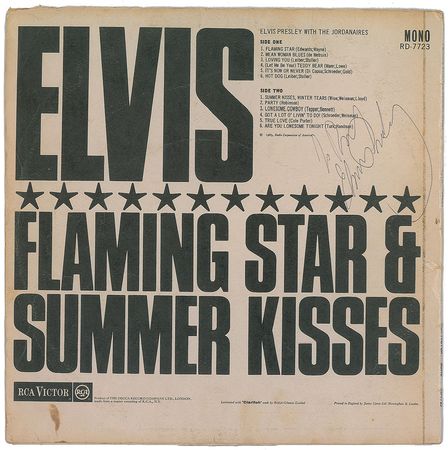 Lot #2073 Elvis Presley Signed Album - Image 2