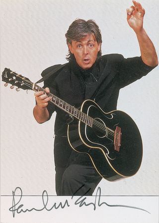 Lot #2022 Paul McCartney Signed Postcard