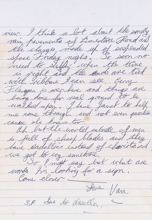 Lot #2293 Van Morrison Autograph Letter Signed - Image 2