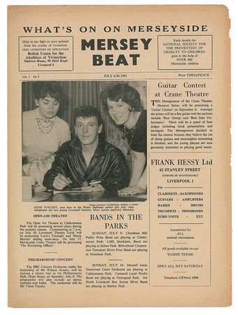 Lot #2048 Mersey Beat 1961 Newspaper - Image 1