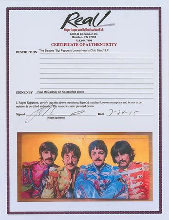 Lot #2018 Paul McCartney Signed Album - Image 4