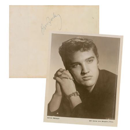 Lot #2072 Elvis Presley Signed Photograph - Image 3