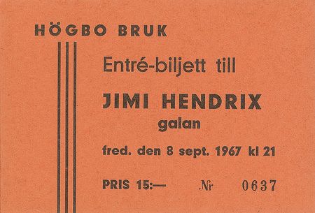 Lot #2106 Jimi Hendrix Group of Four Tickets - Image 3