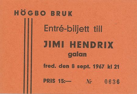 Lot #2106 Jimi Hendrix Group of Four Tickets - Image 4